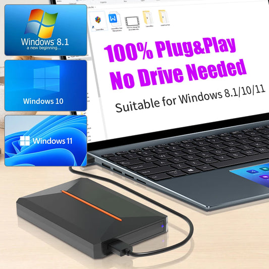 Launchbox OS Retro Gaming HDD 3760+Games for PS4/PS3/PS2/SWITCH/WIIU/DC/N64/NES Emulators Retro Game Consoles for Win PC&Laptop