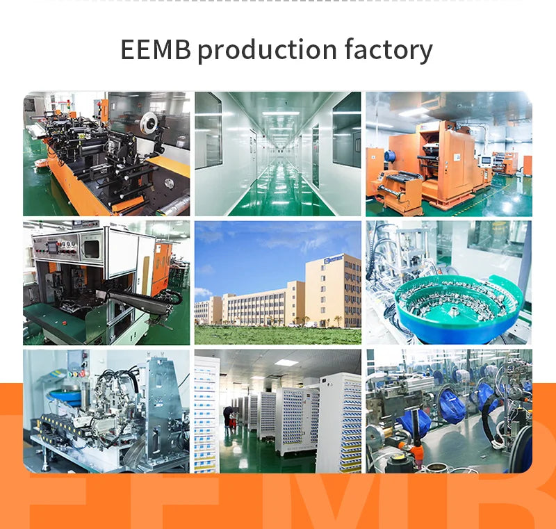 10PACK CMOS Battery EEMB 3V CR2016 Battery with SHR Plug Motherboard Laptop Replacement Battery for PC Computer