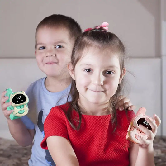 Walkie Talkie Watches For Kids Long Range Children Walky Talky Outdoor Game Two-Way Radio Walky Talky Watch Children Long Range