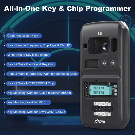 XTOOL KC501 Professional Car Key & Chip Programmer For Benz Infrared Key ECU Reader EEPROM Chip Reading Works With X100PAD3 MAX