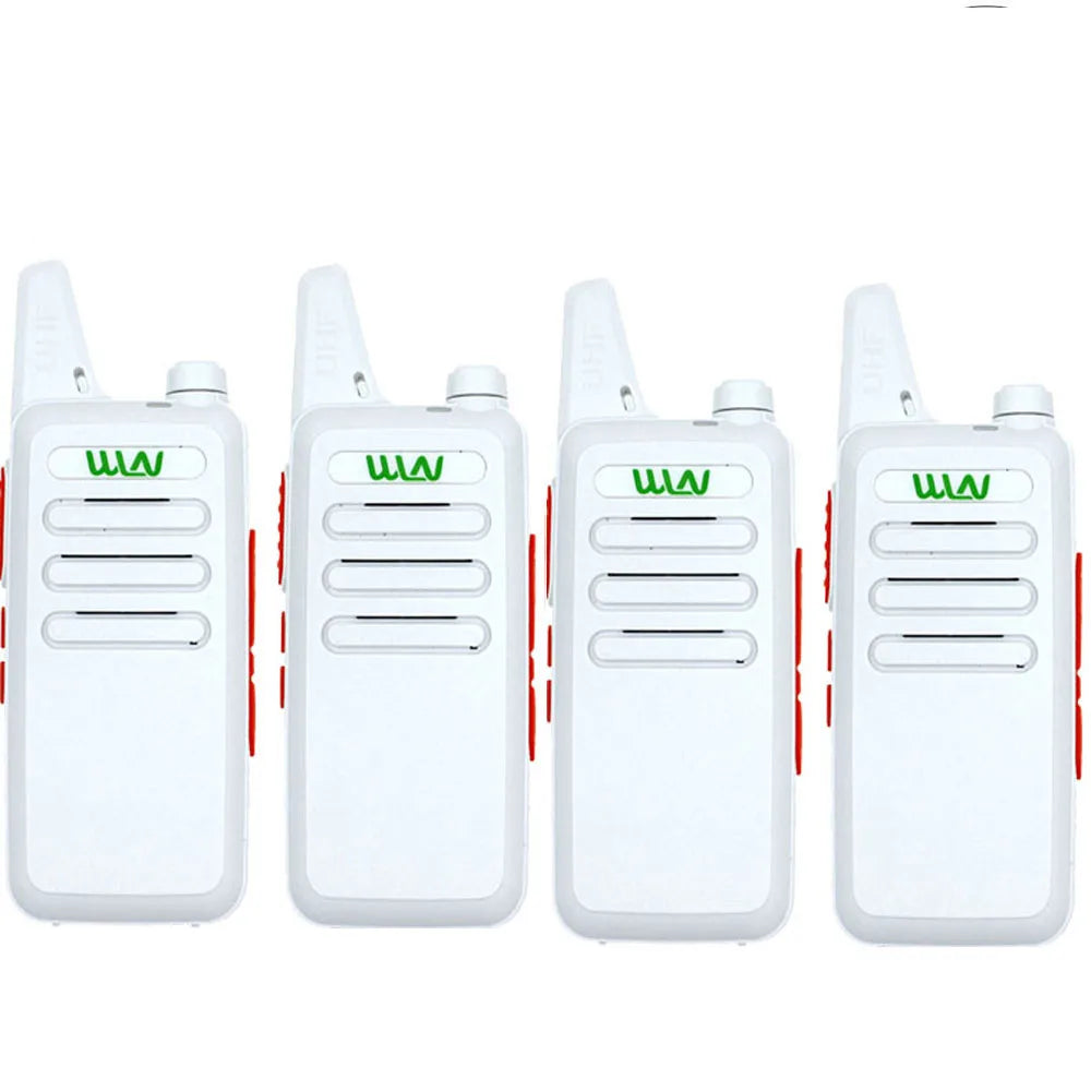 4PCS WLN KD-C1 Mini Portable Radio UHF 400-520MHz 5W walkie talkie 16 Channel UHF Transceiver