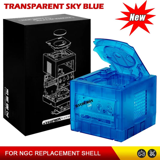 7 COLOR Transparent Box Replacement Case For Gamecube Housing Shell Case For NGC Retro Video Game Console DOL-101/DOL-001 Access