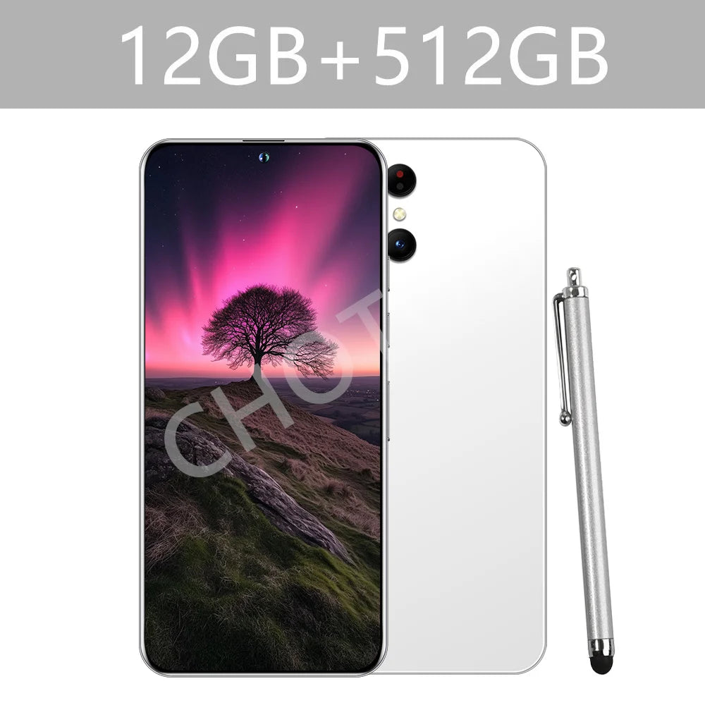 Silicone Case For SMS 25 Ultra Original Android 14 Smartphone Cover For 5G Dual SIM Face Unlocked Global Version 7800mAh Cases