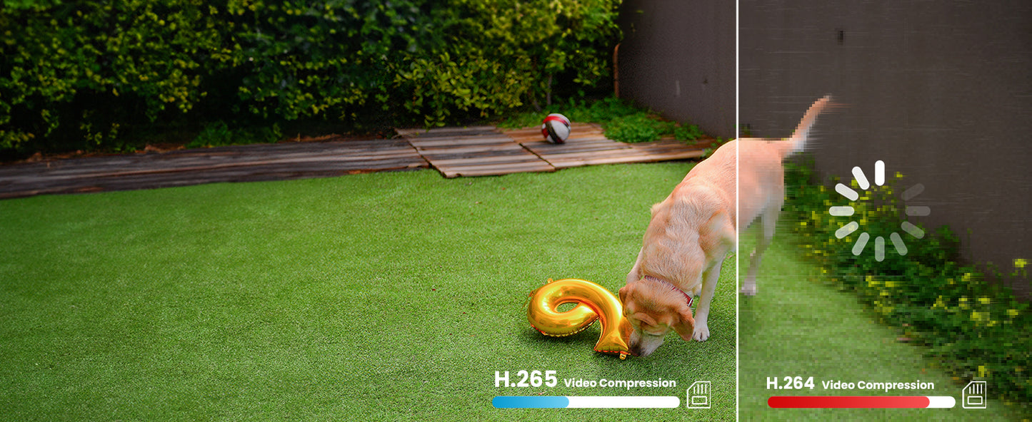 ieGeek 2K Wireless Security Camera Outdoor Colorful Night Vision, Rechargeable Battery CCTV Camera Systems, WiFi Home