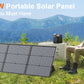 MHPOWOS 220W Foldable Solar Panel 20V Solar Charger for Ecoflow Bluetti ANKER Power station, IP67 Waterproof for Camping RV