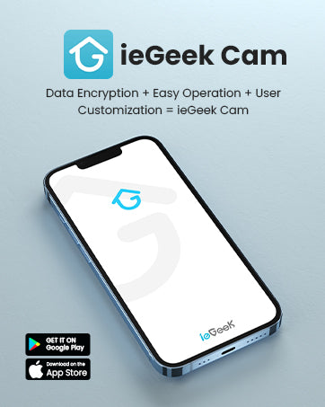 ieGeek 4G/3G LTE Outdoor Solar Wireless Surveillance Camera, 2K IP Camera SIM Card with 10000mAh Battery, Color Night Vision