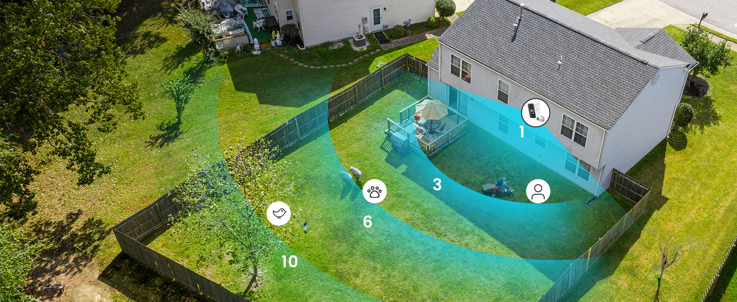 ieGeek 2K Wireless Security Camera Outdoor Colorful Night Vision, Rechargeable Battery CCTV Camera Systems, WiFi Home