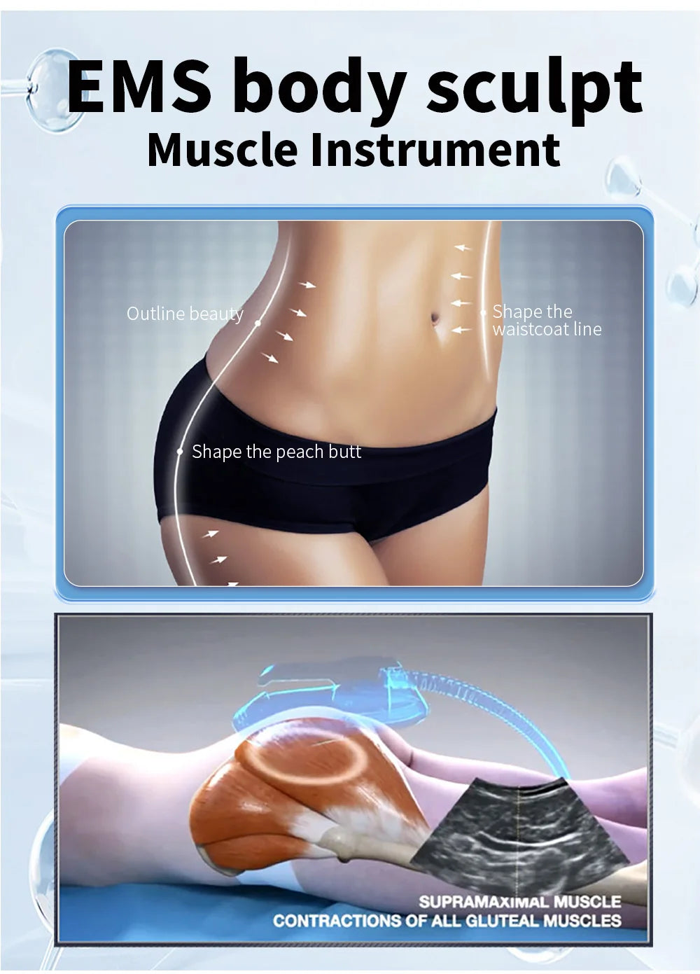 MYoslim Sculpt Machine 15Tesla 6500w EMS RF Fat Slimming Burning Muscle Stimulation Body Sculpting 15 Electromagnetic Therapy