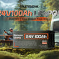 Humsienk LiFePO4 24V 100AH Lithium Iron Phosphate Battery 100A BMS For Electronics RV Campers Solar Golf Carts Marine Vans