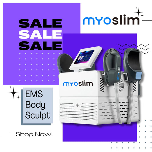 MYoslim Sculpt Machine 15Tesla 6500w EMS RF Fat Slimming Burning Muscle Stimulation Body Sculpting 15 Electromagnetic Therapy