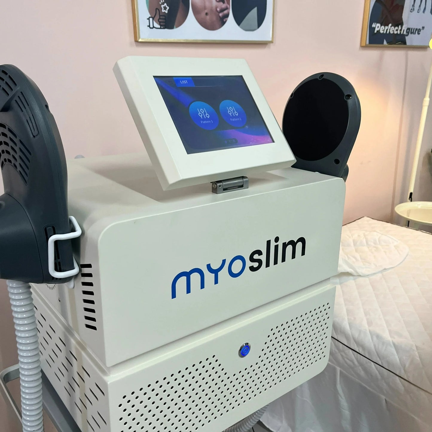 MYoslim Sculpt Machine 15Tesla 6500w EMS RF Fat Slimming Burning Muscle Stimulation Body Sculpting 15 Electromagnetic Therapy