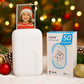 Liene Pearl K100 2×3″ Pocket Photo Printer Wireless ZINK Ink-Free Bluetooth Mini Instant Printer +50 Sheets Sticker Photos Whit