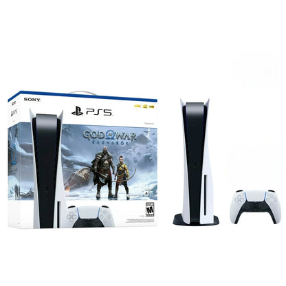 PlayStation 5 Console – God of War Ragnarök Bundle Disc White