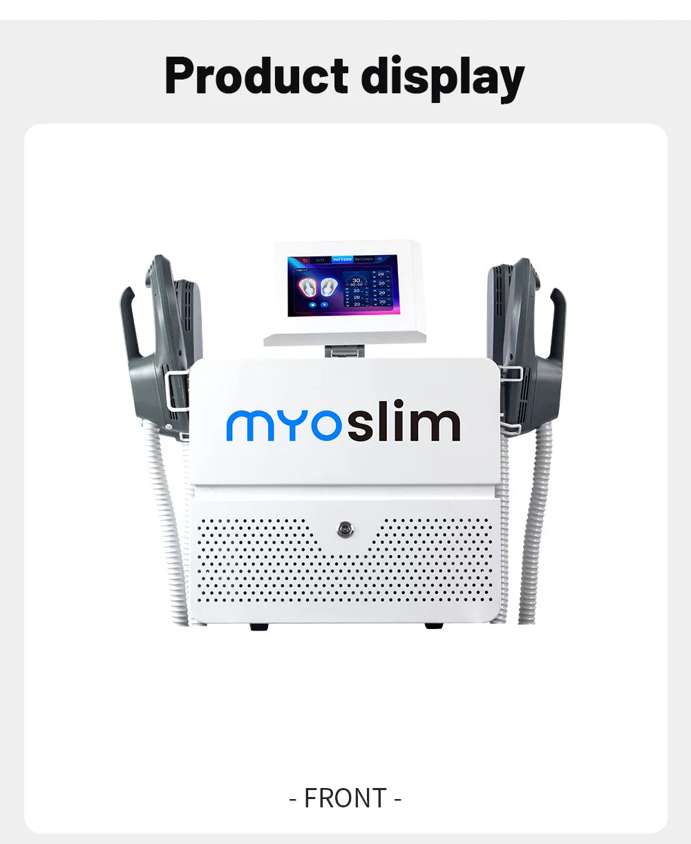 MYoslim Sculpt Machine 15Tesla 6500w EMS RF Fat Slimming Burning Muscle Stimulation Body Sculpting 15 Electromagnetic Therapy