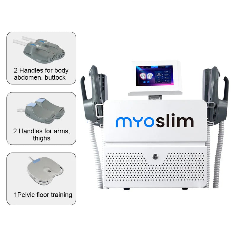 MYoslim Sculpt Machine 15Tesla 6500w EMS RF Fat Slimming Burning Muscle Stimulation Body Sculpting 15 Electromagnetic Therapy