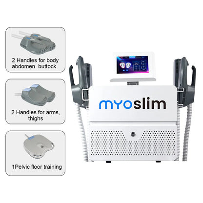 MYoslim Sculpt Machine 15Tesla 6500w EMS RF Fat Slimming Burning Muscle Stimulation Body Sculpting 15 Electromagnetic Therapy