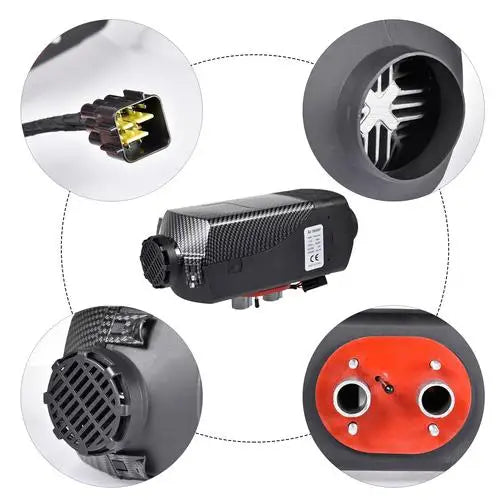 Low Noise Car Heater 2KW 12V/Air Heater With LCD Remote Control Integrated Parking Heater RV Truck Boat
