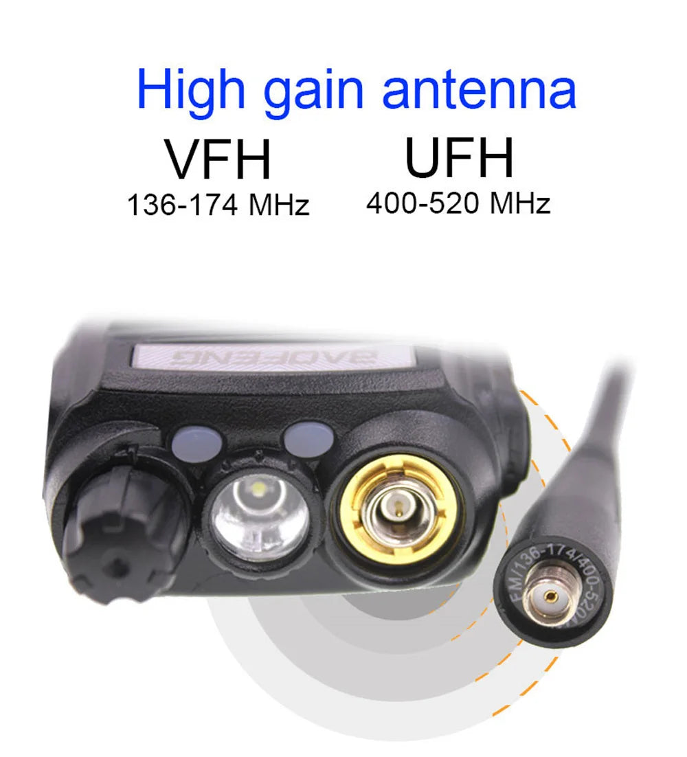 2PCS Baofeng UV-82 5W Dual Band 136-174 & 400-520MHz Walkie Talkie UV82 128 Channels CTCSS DCS Portable Ham Radio