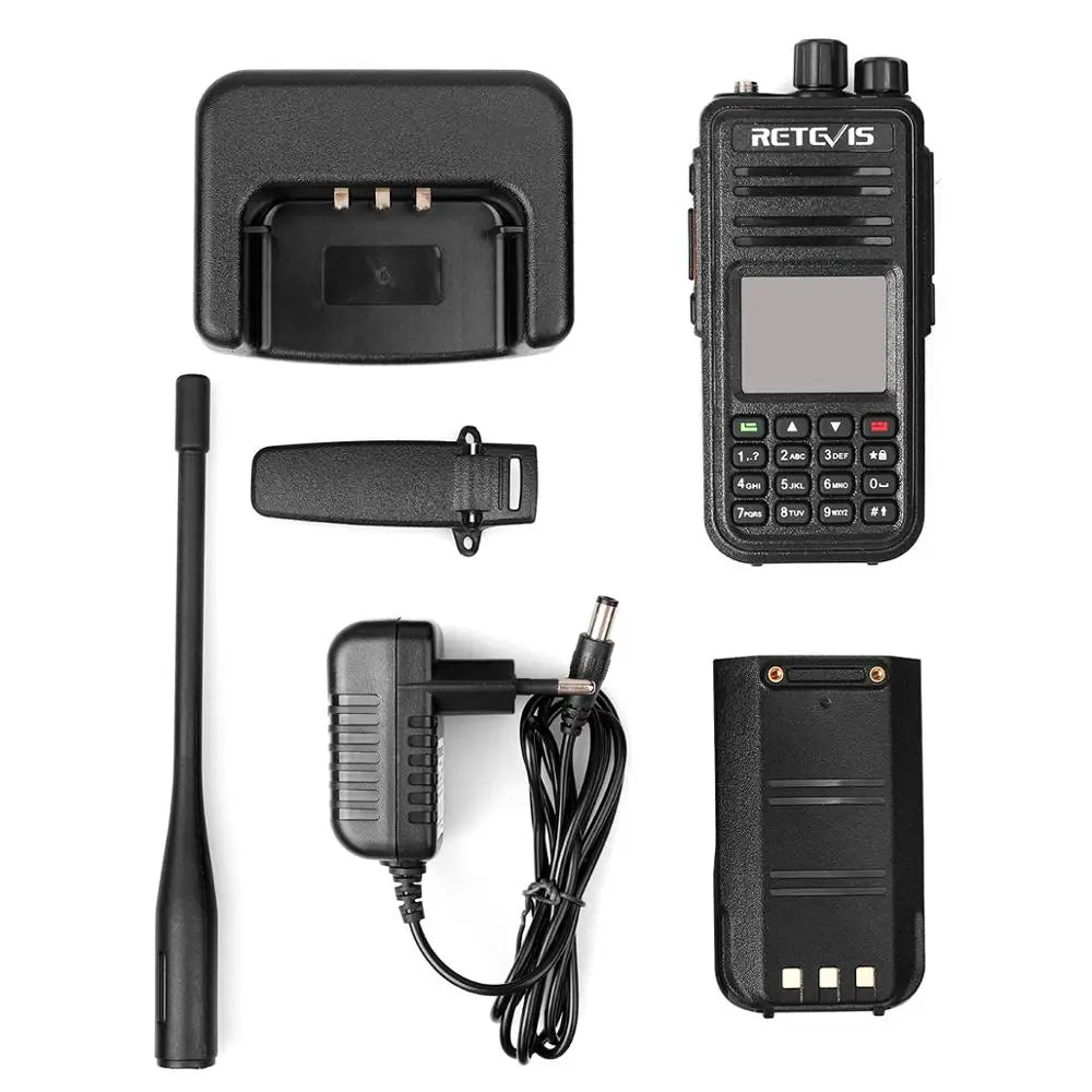 Retevis RT3S Walkie Talkie DMR Radio Uhf Vhf  Digital Amateur 5W Long Range Ham Radio Stations Walkie-Talkies Professional  GPS