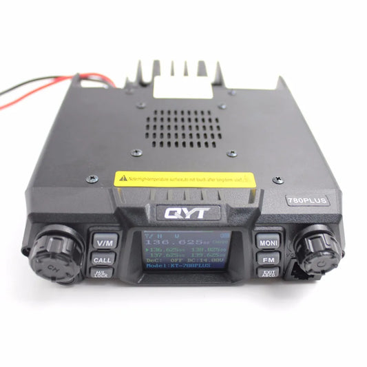 QYT KT-780PLUS Mobile Radio VHF 136-174MHz or UHF 400-480MHz 100W /75W Walkie Talkie KT780PLUS Transceiver