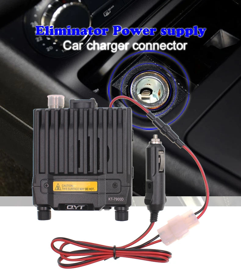 Latest Version Mini Mobile Radio QYT KT-7900D 25W Quad Band 144/220/350/440MHz KT7900D UV transceiver or with Power Supply