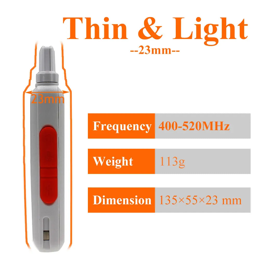 4PCS WLN KD-C1 Mini Portable Radio UHF 400-520MHz 5W walkie talkie 16 Channel UHF Transceiver