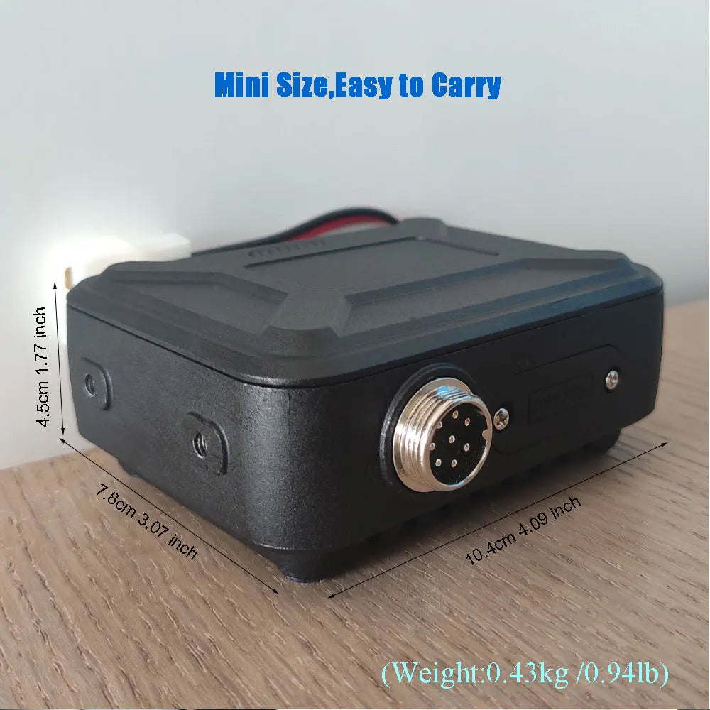 ANYSECU WP-9900 25W FM Radio UV Dual Band 136-174 & 400-480MHz Tri-Display Two Way Radio KT-WP12 VOX DTMF Mini Walkie Talkie