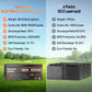 Humsienk Bluetooth LiFePO4 Battery 48V 100Ah Specializing in Golf Cart 200A BMS 5120Wh Energy Real-time Monitor Battery Data