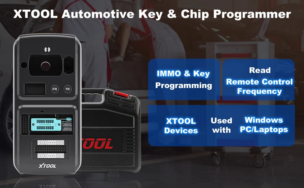 XTOOL KC501 Professional Car Key & Chip Programmer For Benz Infrared Key ECU Reader EEPROM Chip Reading Works With X100PAD3 MAX