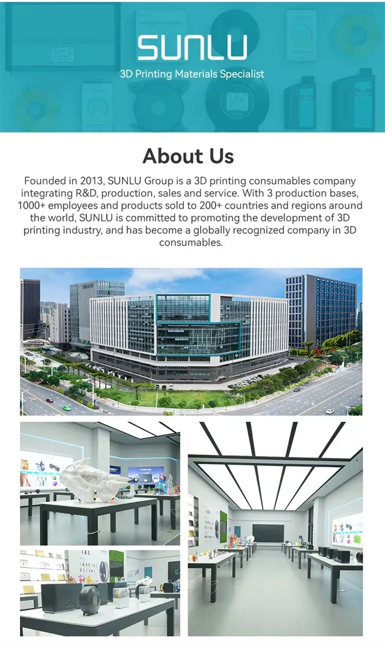 SUNLU 2KG PLA/PLA PLUS/PLA+2.0 Filament 1.75mm 1KG Without Tray 3D Printer Filament for 3D Printer& 3D Pen，Refll Filament