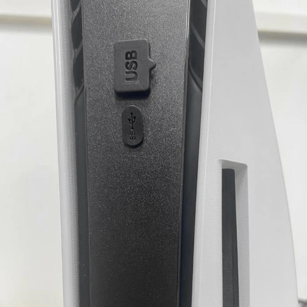 12 in 1 Silicone Dust Plugs Set Anti-dust Cover Dustproof Plug for PS5 Slim for Playstation 5 Slim Console Accessories Pack