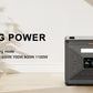 Greenery G2500 Portable Power Station 2304WH LiFePO4 Battery with 2500W (4800W Peak) AC Output Solar Generator for HomeEmergency