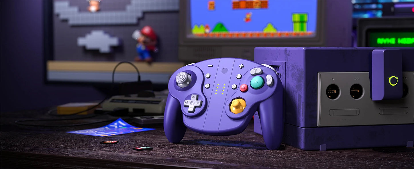 NYXI Wizard 2 Joypad Switch 2 Controller PC NGC, Hall Effect, NFC Function, 6-Gyro, Dual Vibration Purple Local Shipping