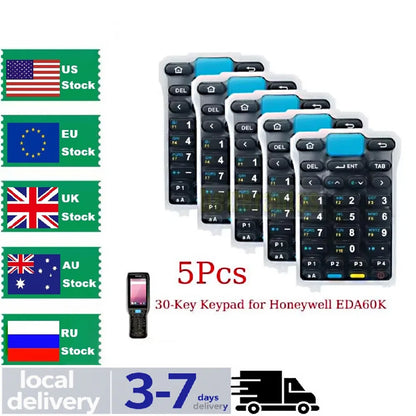 5pcs 30-Keys Keypad for Honeywell scanpal EDA60K