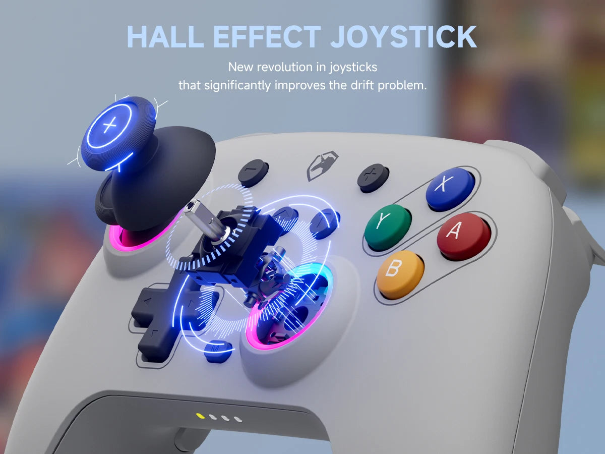 ECHTPower Wireless Controller Gamepad for Switch 2/PC Dark gray