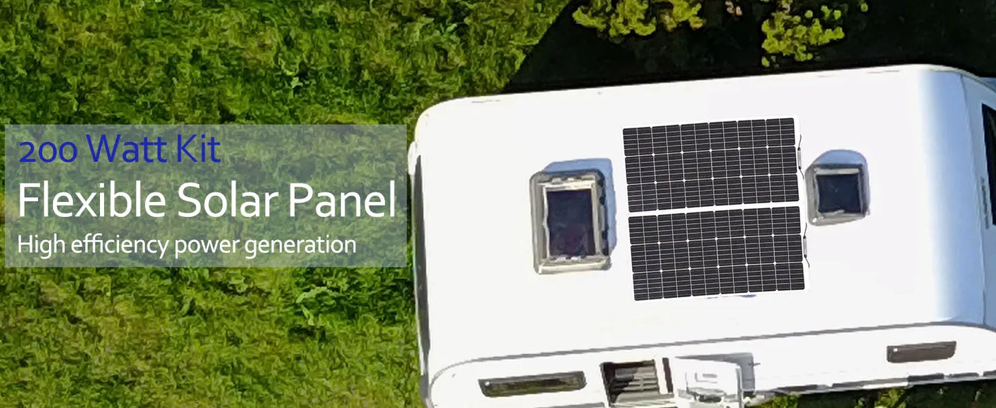 WUZECK 1pcs ~10 pcs Flexible rechargeable solar panel battery 100W High Efficiency Cell (100W, 200W, 300W ,400W,500W 1000W)