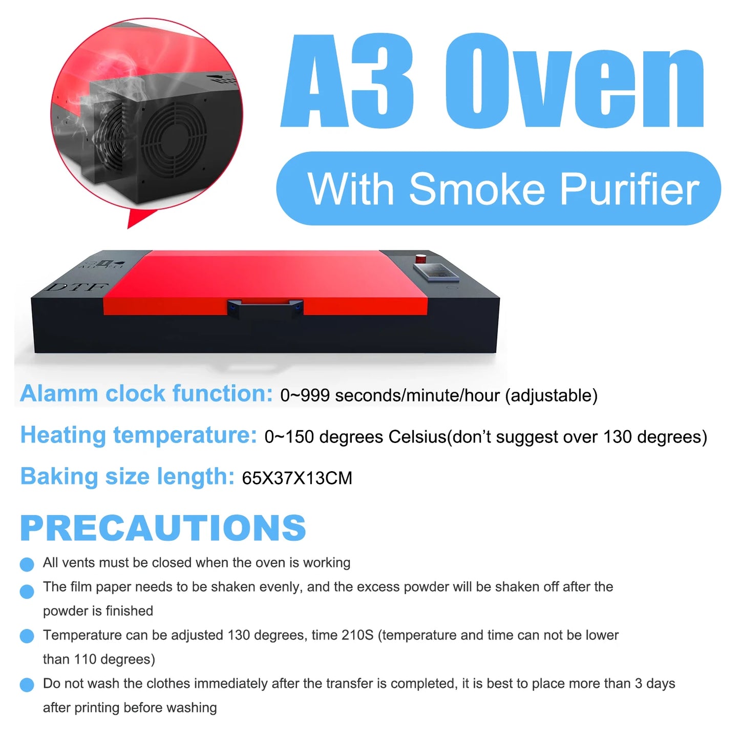 ACHI DTF Transfer Printer A3 DTF Printer T Shirt Printing Machine With Curing Oven for Clothes Hoodies Jeans Textile EU US Stock