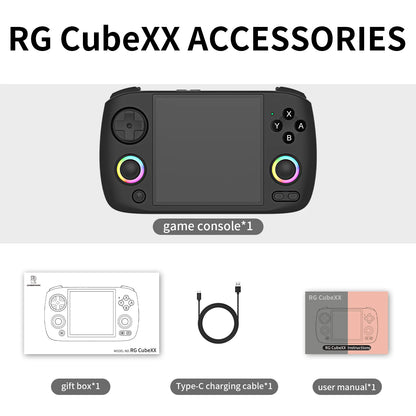 ANBERNIC RG CUBEXX Handheld Game Console 3.95''IPS Screen Linux System Video Output WiliWili Ebook Reader Multi-function Console