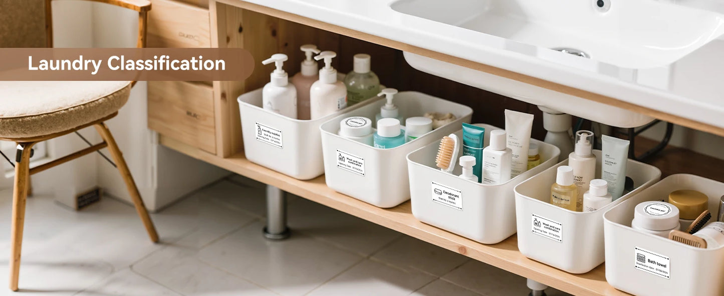 Niimbot B21 Thermal Label Maker Pocket Self-adhesive Paper Printer 20-50mm Print Width Label Machine for Business Home Office