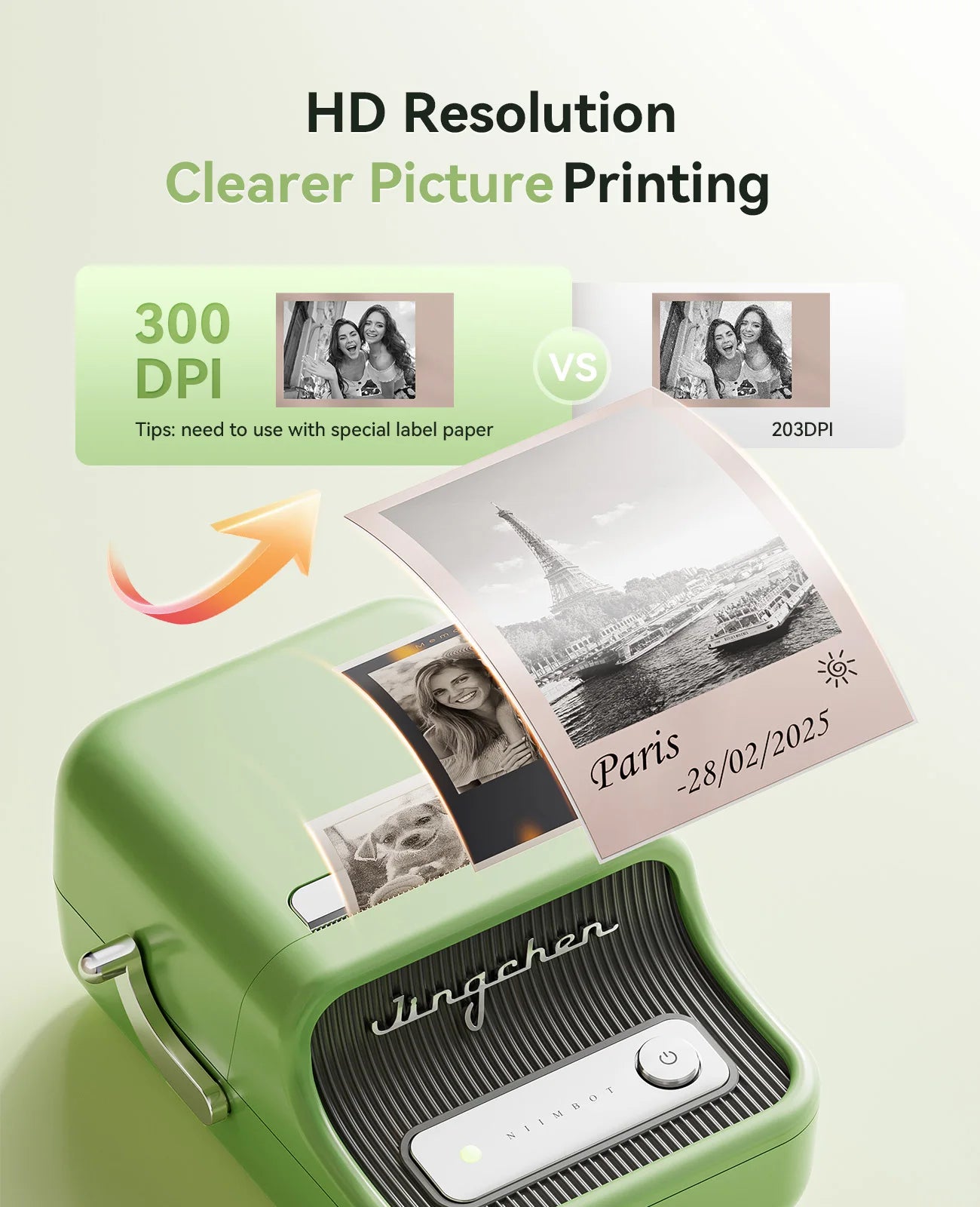 Niimbot B21 Pro 300dpi Label Maker Bluetooth printer 20-50mm Width Tape For DIY Crafts Notes Scrapbook Photo Shipped Locally