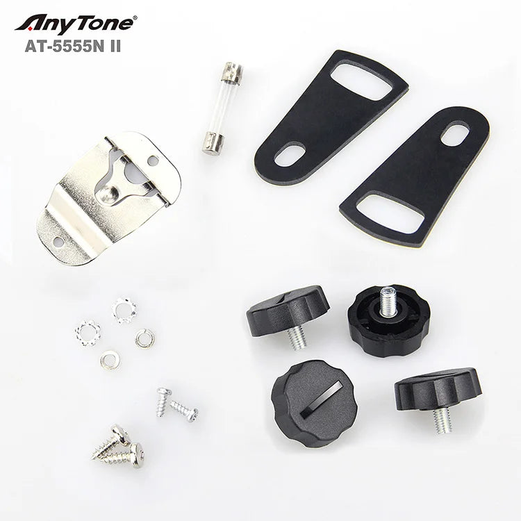 AnyTone AT-5555N II 28.000-29.700MHz 10 Meter Radio 40 Channel Mobile Transceiver AM/FM/SSB/LSB/USB Mode 10 Meter Radio