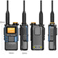 UVK5(99) AM/FM/DTMF Walkie-Talkie 200CH 20-1000MHZ Walkie-Talkie NOAA Weather Forecast with Flash Copy Frequency Tpye-C LCD Disp