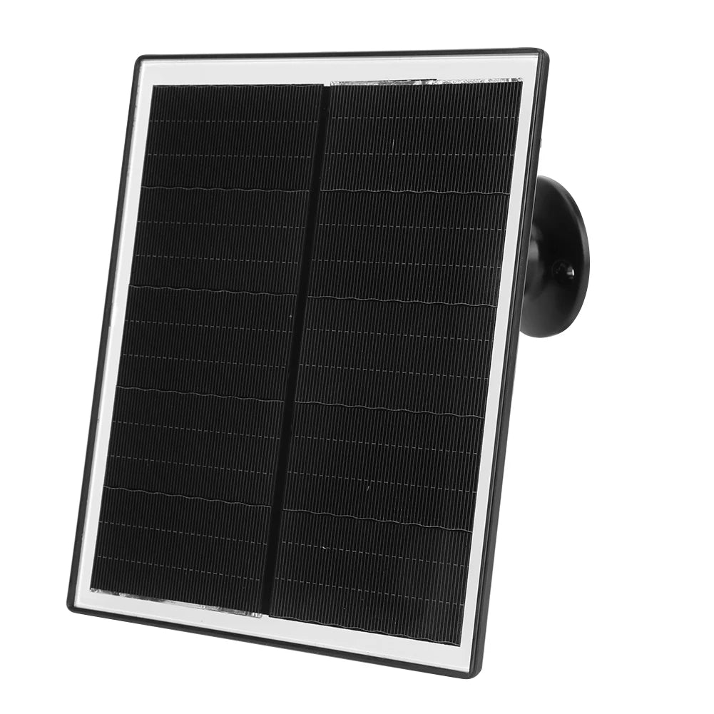20W 5V Shingled Solar Panel Polycrystalline Solar Panel Charger Micro USB/USB-C Port Waterproof for EufyCam 3/3C Security Camera