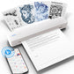 Thermal Printer Inkless Wireless A4 C80 300DPI 1500mAh BT Mobile Printing iOS/Android/Laptop For Tattoo Artists Enthusiasts