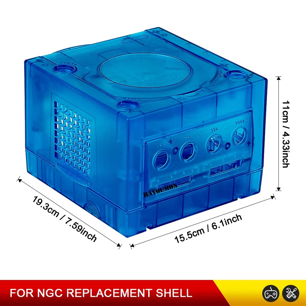 7 COLOR Transparent Box Replacement Case For Gamecube Housing Shell Case For NGC Retro Video Game Console DOL-101/DOL-001 Access