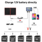 Dokio 18V 100W Portable Foldable Solar Panel with 12V Controller Kit for Family Camping Trips