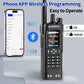 Baofeng UV-32 GPS Walkie Talkie 10W Long Range Multi Band Bluetooth APP Programming Wireless Copy Frequency Type-C Two Way Radio