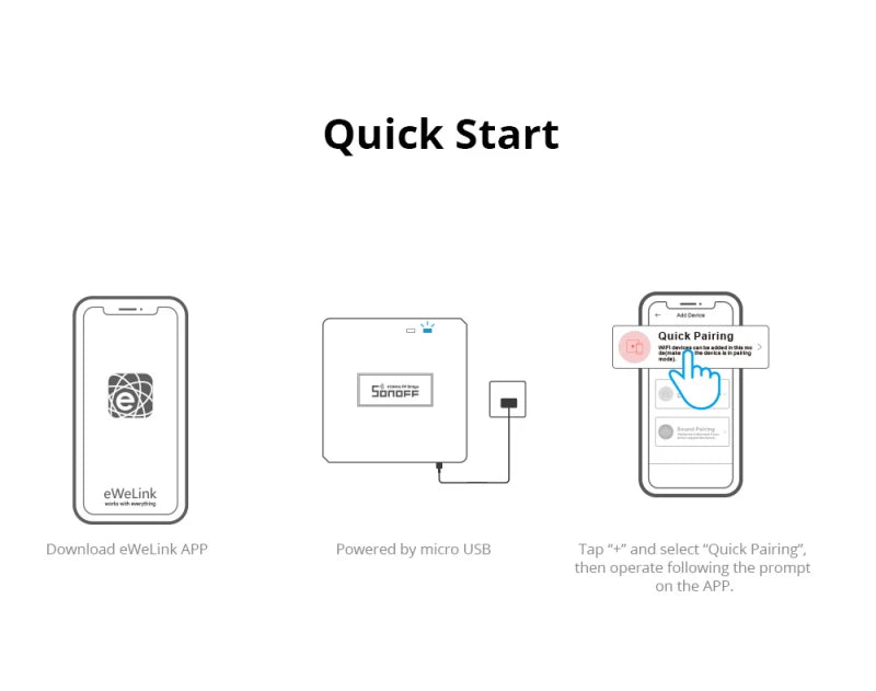 SONOFF RF Bridge R2 433MHz DW2 Door Window PIR3 Motion Sensor SONOFF RF Sensor Kit Works With eWeLink APP Google Home Alexa