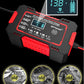 EAFC 6A Car Battery Charger 12V Motorcycle Fully Automatic Repair Charge Intelligent Fast Charging Lead Acid Battery LCD Display