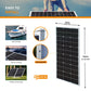Rigid 1000W 600W 500W Solar Panel Photovoltaic Module 400W 300W 200W 100W 19.8V Monocrystalline Solar Panels Battery Charger
